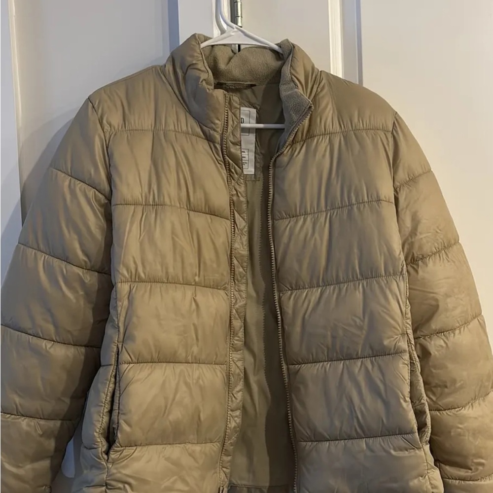 GAP Tan Puffer Jacket